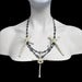 Image of Trio of Bone Crosses Necklace