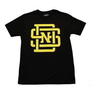 Image of Lockup T-Shirt (Black/Yellow)