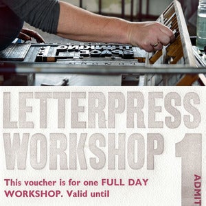 Image of Full Day Letterpress Workshop Voucher