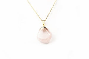 Image of LOVE Tumbled stone Charm pendant