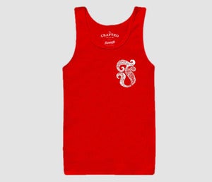 Image of Chalkboard Vest - Red