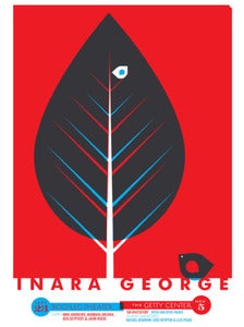 Image of Inara George limited edition gig Art Print by Strawberryluna