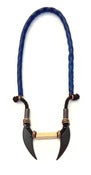 Image of Lineae Blades Neckalce, Indigo and Black