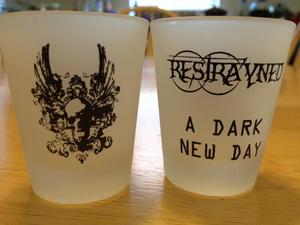 Image of Restrayned - Shot Glass "A Dark New Day"