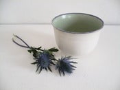 Image of Grand bol / Blanc, vert et bleu