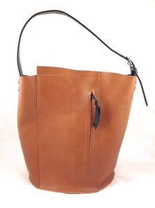 Image of caramel bucket tote
