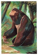 Image of Gorilla, thinking deeply