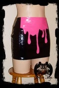 Image of Barbie Blood PVC Mini Skirt Medium