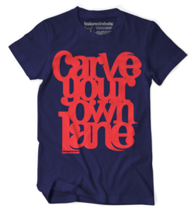 CARVE YOUR OWN LANE (Navy)