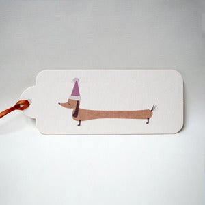 Image of 12 Christmas Sausage Gift Tags