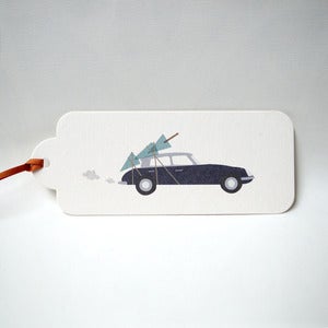 Image of 12 Christmas Citroen Gift Tags