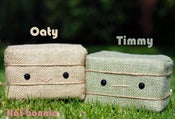 Image of Flat Bonnie's BFFs Oaty & Timmy - Hay Bales Plush Set - Handmade