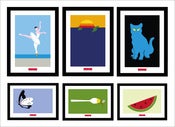 Image of Set of 6 Posters 