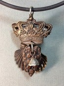 Image of Crown, Heart and Scallop Pendant