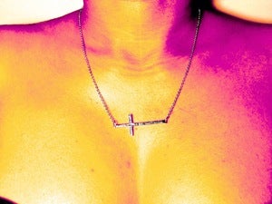 Image of cross pendant necklace