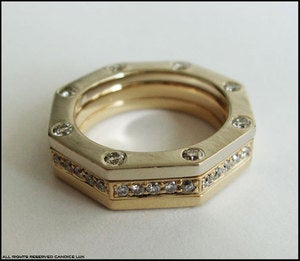 Image of Harper Nut Rings - 18K