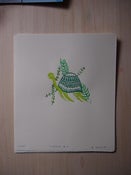 Image of Moku Hanga Turtle #1