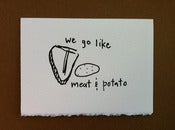 Image of Meat and potato cards