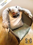 Image of luxurious Grey stripe Monster Rug (Rarity 1)