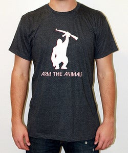 Image of Guys | Gorilla Warfare | Jersey Tee | Charcoal