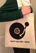 Image of Jive Time Canvas Record Tote