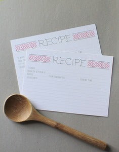 Image of recipe cards