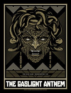 Image of The Gaslight Anthem - Washington, DC - Medusa Concert Poster