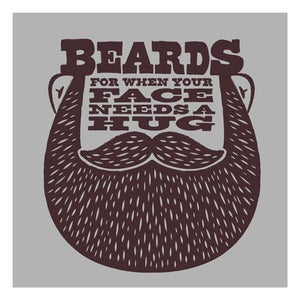 Image of Beard Hug Wall Art