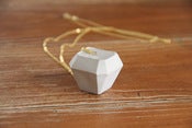 Image of Cement Emerald Necklace