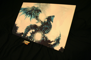 Image of Illuminated Canvas: Coldfire Dragon