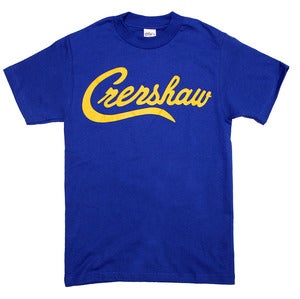 Image of Crenshaw T-Shirt (Royal/Gold)