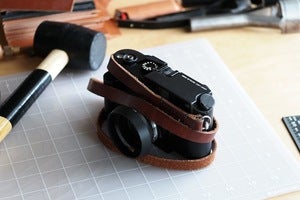 Image of Fixed Length Strap: Unfinished Edges w/ Split Ring