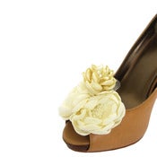 Image of Ivory Bridal Shoe Clips