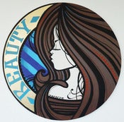 Image of BEAUTY CIRCLE CANVAS BLUE
