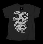 Image of Crimson Ghost de los Muertos - Day of the Dead Sugar Skull - Girls Kids Tee