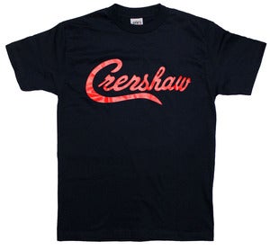 Image of Crenshaw T-Shirt (Navy/Red)
