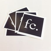 Image of FC Stickers - Black