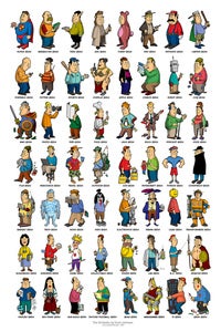 Image of 56 Geeks print