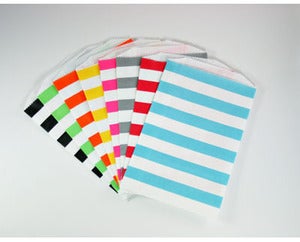 Image of Horizontal Stripe Paper Bags