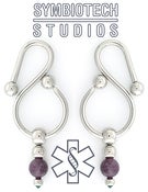 Image of Gracefall Eardrops / Stainless Stone & Gems