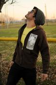 Image of Little Heart Records Hooded Zip-Up: We Are Music
