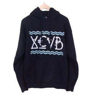 Image of XCVB - Waves Hoodie - Navy