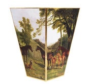 Image of Mares & Foals Wastebasket