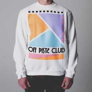 Image of Off Piste Club | White Sweatshirt