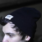Image of Label Beanie Black