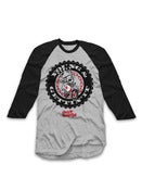Image of Young & Gettin It Raglan in Blk/Red/Grey