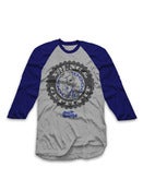 Image of Young & Gettin' It Raglan in Navy/Grey