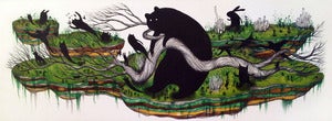 Image of Ghost Islands - Limited Edition Original 5 Color Etching