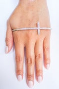 Image of "CROSS MY HEART" GOLD PALM BRACELET