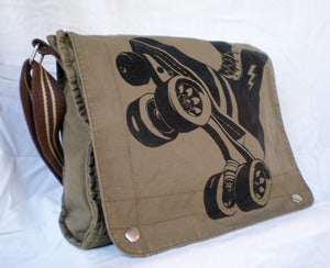 Image of Canvas Field Bag, Dark Khaki 